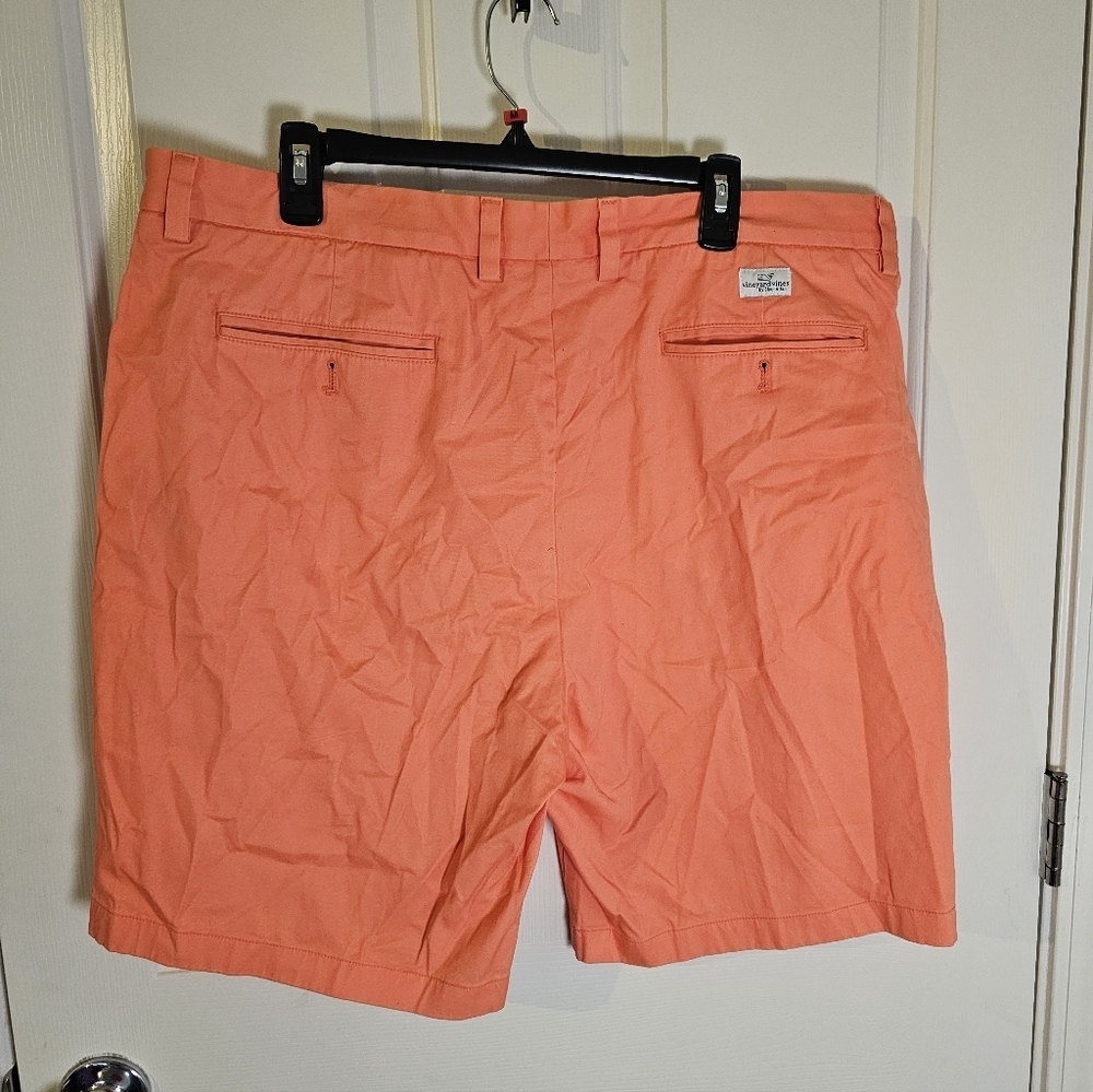 Vineyard Vines Mens Orange Golf Beach Shorts Size 40 - Picture 4 of 5